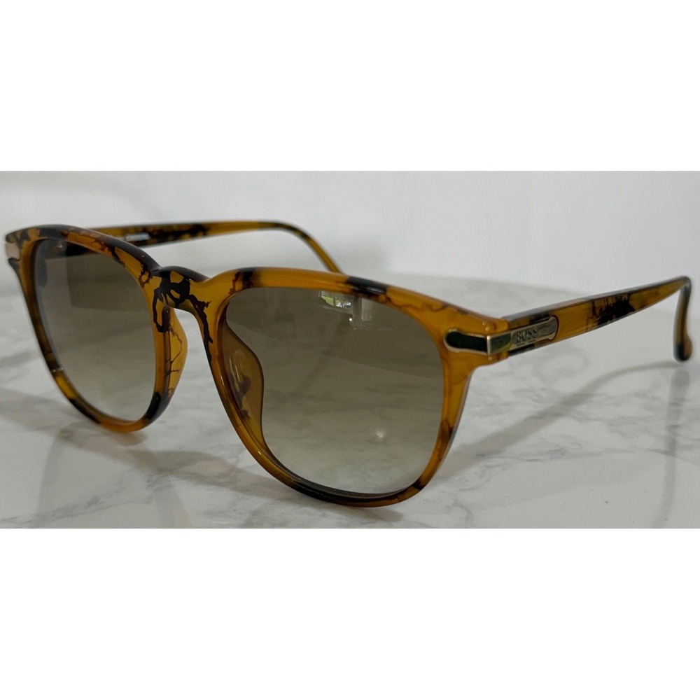 BOSS Sunglasses Women's Tortoiseshell Brown Square Frame UV Protection